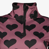 Dames skipully met rits hartjes