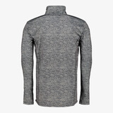 Heren skipully met rits grijs