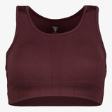 Osaga seamless dames yoga BH bordeauxrood