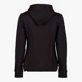 Metallic Fl dames hoodie zwart goud