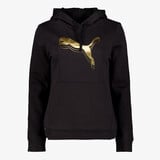Puma Metallic Fl dames hoodie zwart goud