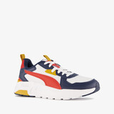 Puma Trinity Lite kinder sneakers blauw rood