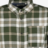 Heren overhemd groen