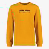 Unsigned jongens trui met opdruk geel