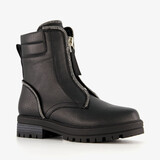Blue Box meisjes biker boots met strass steentjes zwart