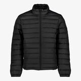 JJ REBEL gewatteerde heren jas zwart