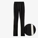 TwoDay dames wide leg broek met bies zwart