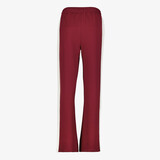 Dames wide leg broek met bies rood