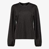 TwoDay dames party top zwart zilver