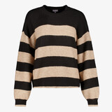 TwoDay dames trui zwart bruin