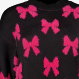 Dames trui met roze strikken