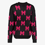 Dames trui met roze strikken