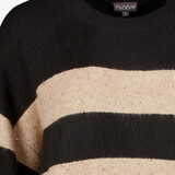Dames trui zwart bruin
