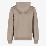 Jongens hoodie met borstzakje beige