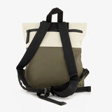 Rolltop rugzak waterdicht groen grijs 8,5 liter