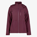 Mountain Peak gewatteerde dames softshell jas bordeaux