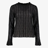 TwoDay dames mesh top zwart