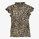 Dames top met luipaardprint