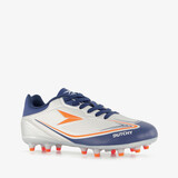 Dutchy FG kinder voetbalschoenen grijs blauw