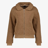 TwoDay dames teddy bomber jas bruin