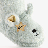 Kinder pantoffels muis mintgroen