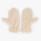 Dames teddy wanten beige