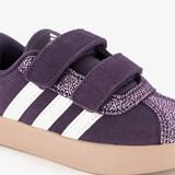VL Court 3.0 leren kinder sneakers paars