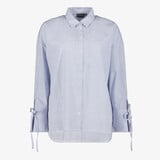 TwoDay gestreepte dames blouse strass steentjes blauw