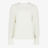 TwoDay gebreide dames trui met parels wit