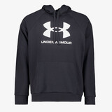 Under Armour Rival Fleece Logo heren hoodie zwart