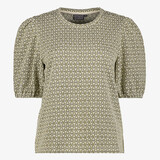 TwoDay dames shirt met pofmouwen groen