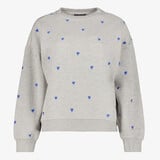 TwoDay dames trui met blauwe hartjes