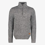 Unsigned gebreide heren coltrui grijs