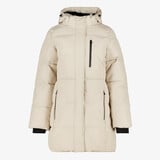 Kjelvik gewatteerde dames outdoor jas beige