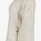 Dames outdoor teddy vest ecru