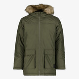 JJ REBEL heren parka winterjas groen