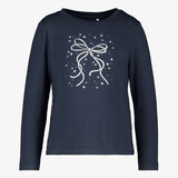Name It meisjes T-shirt donkerblauw met strik