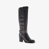 Nova hoge dames laarzen met hak zwart