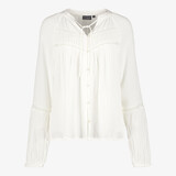 TwoDay dames blouse met strikkoordjes wit