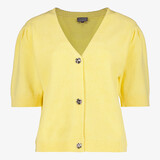 TwoDay dames vestje met korte mouwen geel