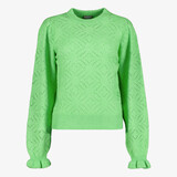 TwoDay gehaakte dames trui groen