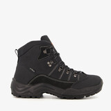 Leren heren wandelschoenen zwart