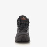 Leren heren wandelschoenen zwart