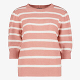 TwoDay dames trui met strepen roze wit
