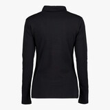 Dames skipully met rollneck zwart