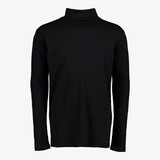Heren skipully met rollneck zwart