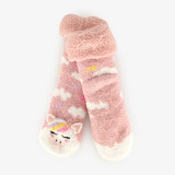 1 paar kinder huissokken eenhoorn met antislip