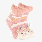 1 paar kinder huissokken eenhoorn met antislip