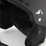 Kinder skihelm zwart