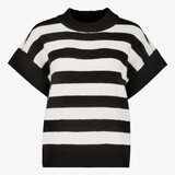 TwoDay dames spencer met strepen zwart wit